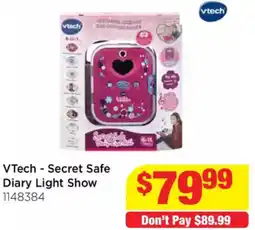 Mr Toys VTech - Secret Safe Diary Light Show offer