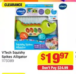 Mr Toys VTech Squishy Spikes Alligator offer