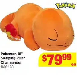Mr Toys Pokemon 18" Sleeping Plush Charmander offer