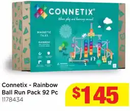 Mr Toys Connetix - Rainbow Ball Run Pack 92 Pc offer