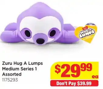 Mr Toys Zuru Hug A Lumps Medium Series 1 Assorted offer