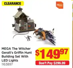 Mr Toys MEGA The Witcher Geralt's Griffin Hunt Building Set With LED Lights offer