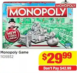 Mr Toys Monopoly Game offer
