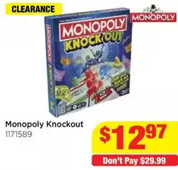 Mr Toys Monopoly Knockout offer