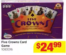 Mr Toys Five Crowns Card Game offer