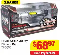 Mr Toys Power Saber Energy Blade - Red offer