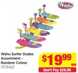 Mr Toys Wahu Surfer Dudes Assortment - Random Colour offer