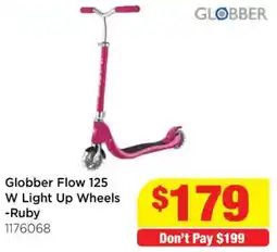 Mr Toys Globber Flow 125 W Light Up Wheels -Ruby offer