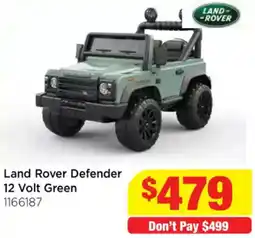Mr Toys Land Rover Defender 12 Volt Green offer