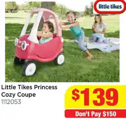 Mr Toys Little Tikes Princess Cozy Coupe offer
