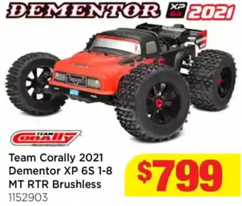 Mr Toys Team Corally 2021 Dementor XP 6S 1-8 MT RTR Brushless offer