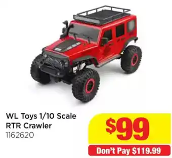 Mr Toys WL Toys 1/10 Scale RTR Crawler offer
