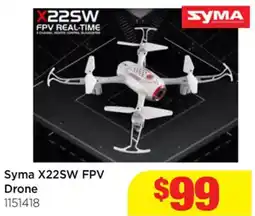 Mr Toys Syma X22SW FPV Drone offer