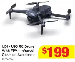 Mr Toys UDI - U95 RC Drone With FPV - Infrared Obstacle Avoidance offer