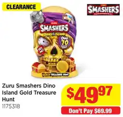 Mr Toys Zuru Smashers Dino Island Gold Treasure Hunt offer