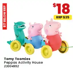 Toymate Tomy Toomies Peppas Activity House offer