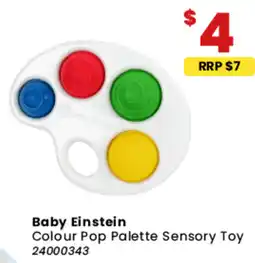 Toymate Baby Einstein Colour Pop Palette Sensory Toy offer