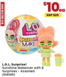 Toymate Sunshine Makeover with 8 Surprises - Assorted offer
