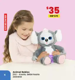 Toymate Animal Babies DLX - Koala, bébé koala offer