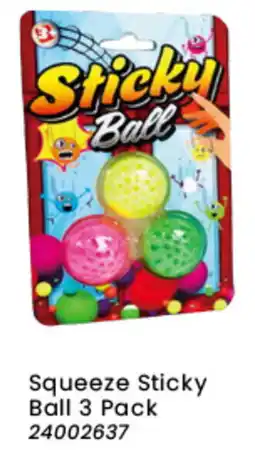 Squeeze Sticky Ball 3 Pack