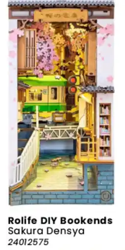 Toymate Rolife DIY Bookends Sakura Densya offer