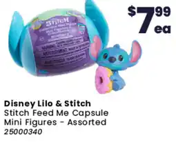 Toymate Stitch Feed Me Capsule Mini Figures – Assorted offer