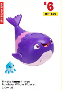 Toymate Pinata Smashlings Rainbow Whale Playset offer