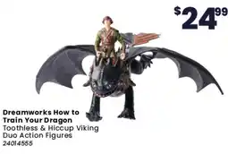 Toymate oothless & Hiccup Viking Duo Action Figures offer