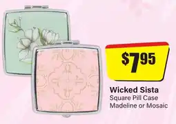 Chemist Discount Centre Square Pill Case Madeline or Mosaic offer