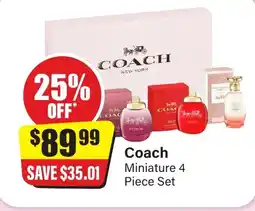 Chemist Discount Centre Coach Miniature 4 Piece Set offer