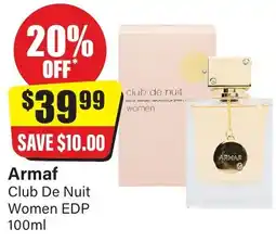 Chemist Discount Centre Armaf Club De Nuit Women EDP offer