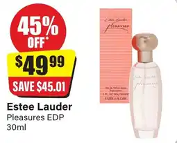 Chemist Discount Centre Estee Lauder Pleasures EDP offer
