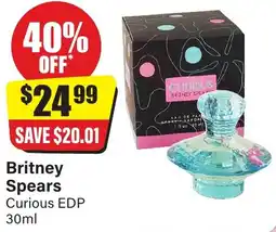 Chemist Discount Centre Britney Spears Curious EDP offer