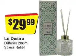 Chemist Discount Centre Le Desire Diffuser Stress Relief offer