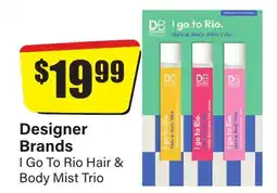 Chemist Discount Centre I Go To Rio Hair & Body Mist Trio offer