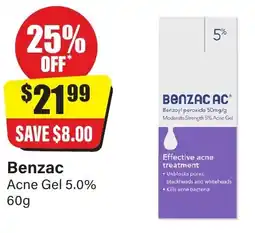 Chemist Discount Centre Benzac Acne Gel 5.0% offer