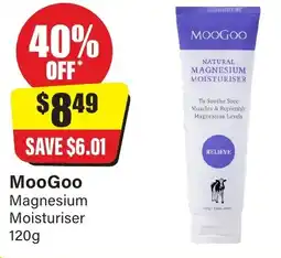 Chemist Discount Centre MooGoo Magnesium Moisturiser offer