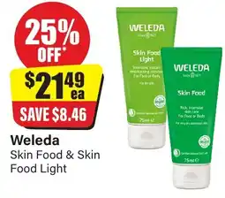 Chemist Discount Centre Skin Food & Skin Food Light offer