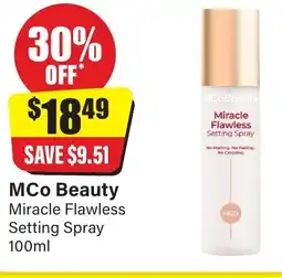 Chemist Discount Centre Miracle Flawless Setting Spray offer