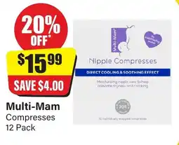Chemist Discount Centre Multi-Mam Compresses 12 Pack offer