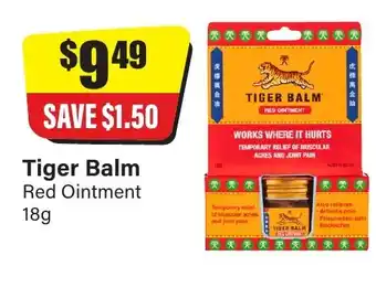 Chemist Discount Centre Tiger balm offer