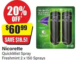 Chemist Discount Centre Nicorette offer