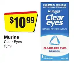 Chemist Discount Centre Murine Clear Eyes offer