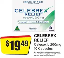 Chemist Discount Centre Celecoxib 10 capsules offer