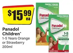 Chemist Discount Centre Panadol Children offer