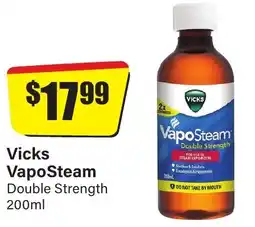 Chemist Discount Centre Vicks VapoSteam Double Strength offer