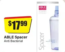 Chemist Discount Centre ABLE Spacer Anti Bacterial offer