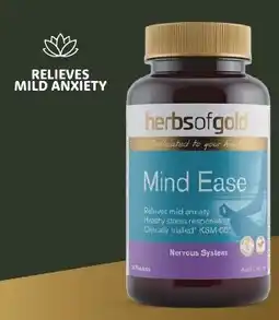 Chemist Discount Centre herbsofgold Mind Ease offer
