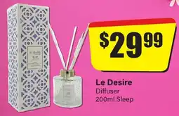 Chemist Discount Centre Le Desire Diffuser Sleep offer