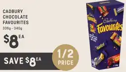 Cadbury chocolate favourites